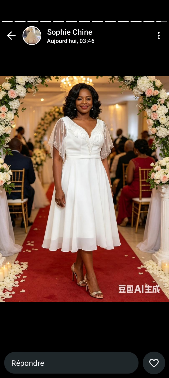 Robe cérémonie